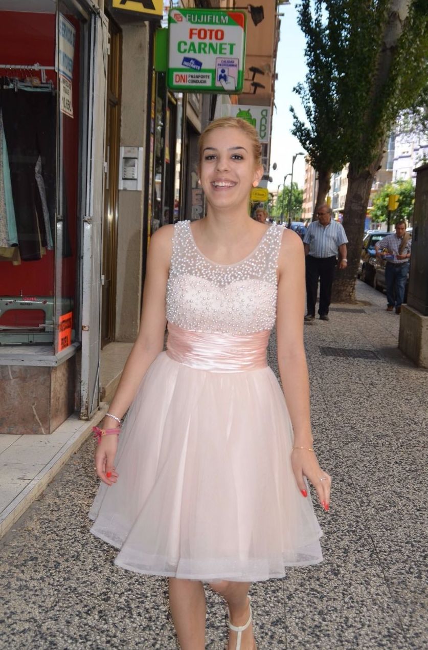 vestidos de fiesta cortos rosa palo