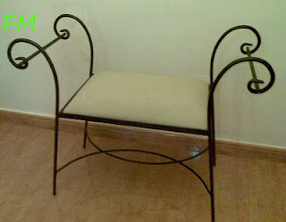 Banqueta Melilla: Catálogo de muebles de forja de Forja Manuel Jiménez Banqueta Melilla: Catálogo de muebles de forja de Forja Manuel Jiménez