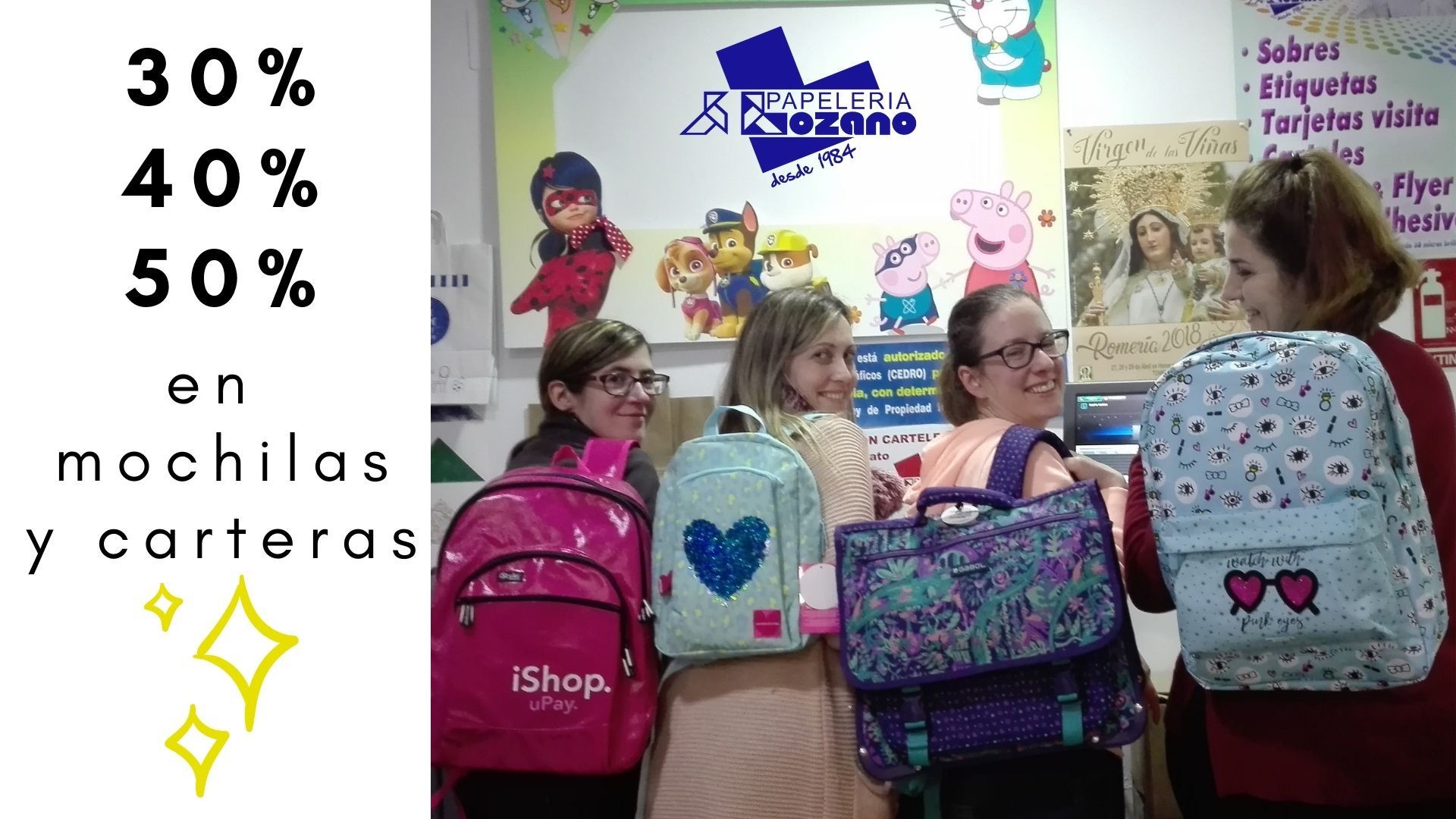 Preciosas mochilas en Liquidación por fin de temporada 30% 40% 50% descuento Preciosas mochilas en Liquidación por fin de temporada 30% 40% 50% descuento