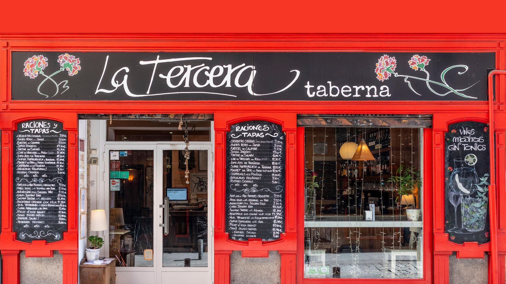 Taberna de cocina madrileña en el Barrio de las Letras, Madrid Taberna de cocina madrileña en el Barrio de las Letras, Madrid
