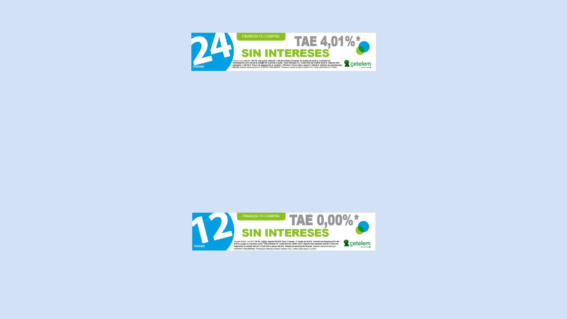 12 y 24 meses sin intereses 12 y 24 meses sin intereses