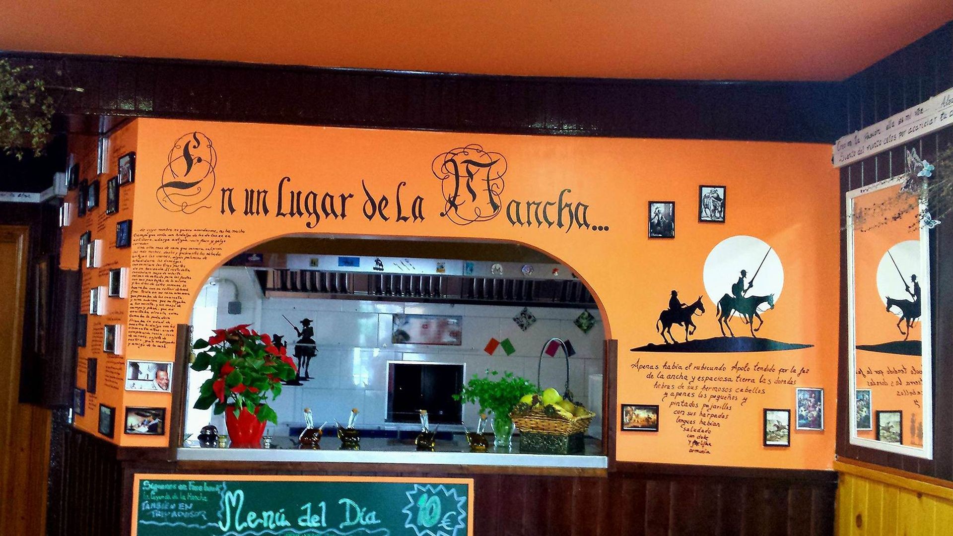 Restaurante con menú del día
