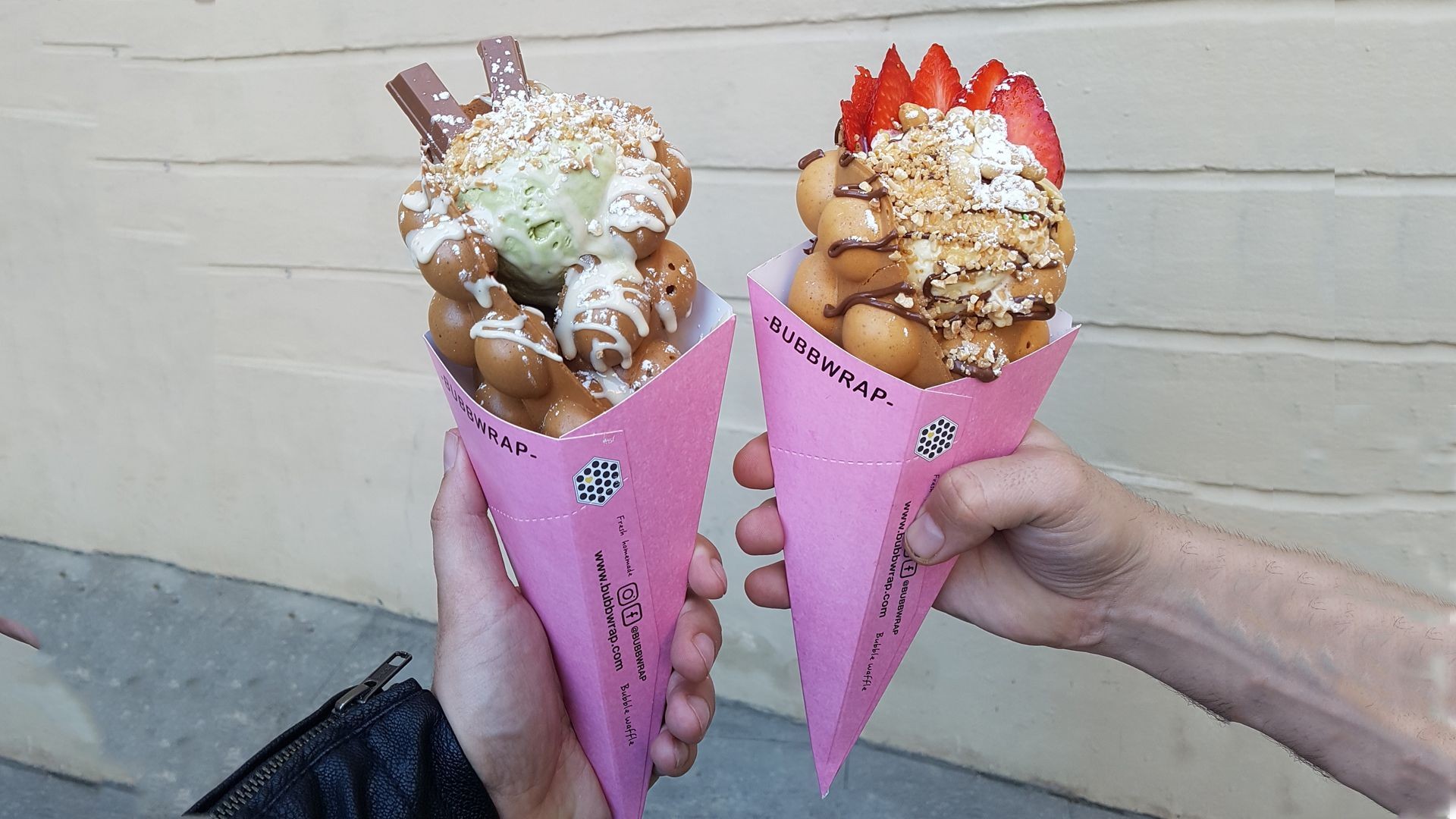 Bubble waffle en Barcelona Bubble waffle en Barcelona