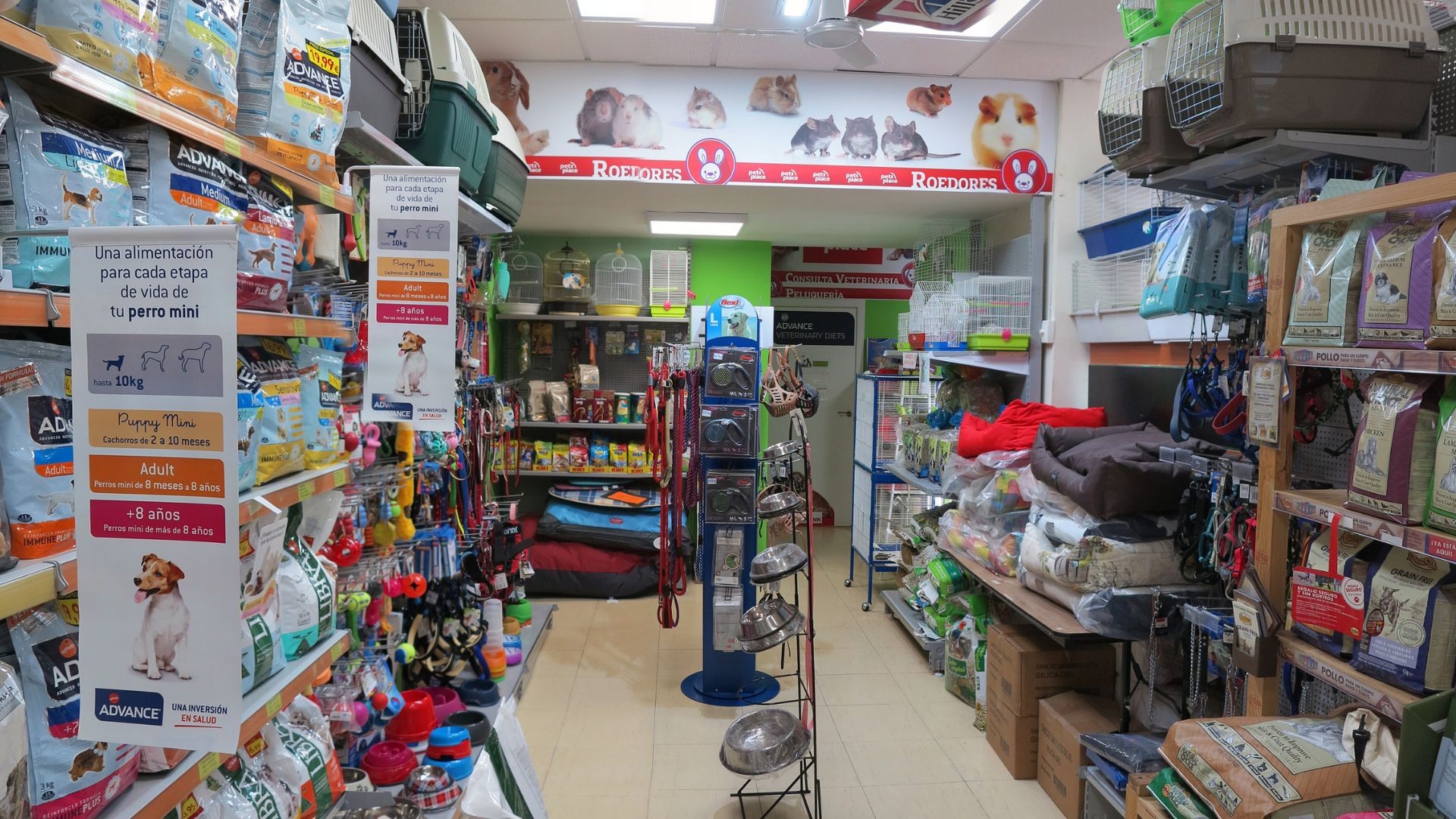 Tienda veterinaria en Hortaleza
