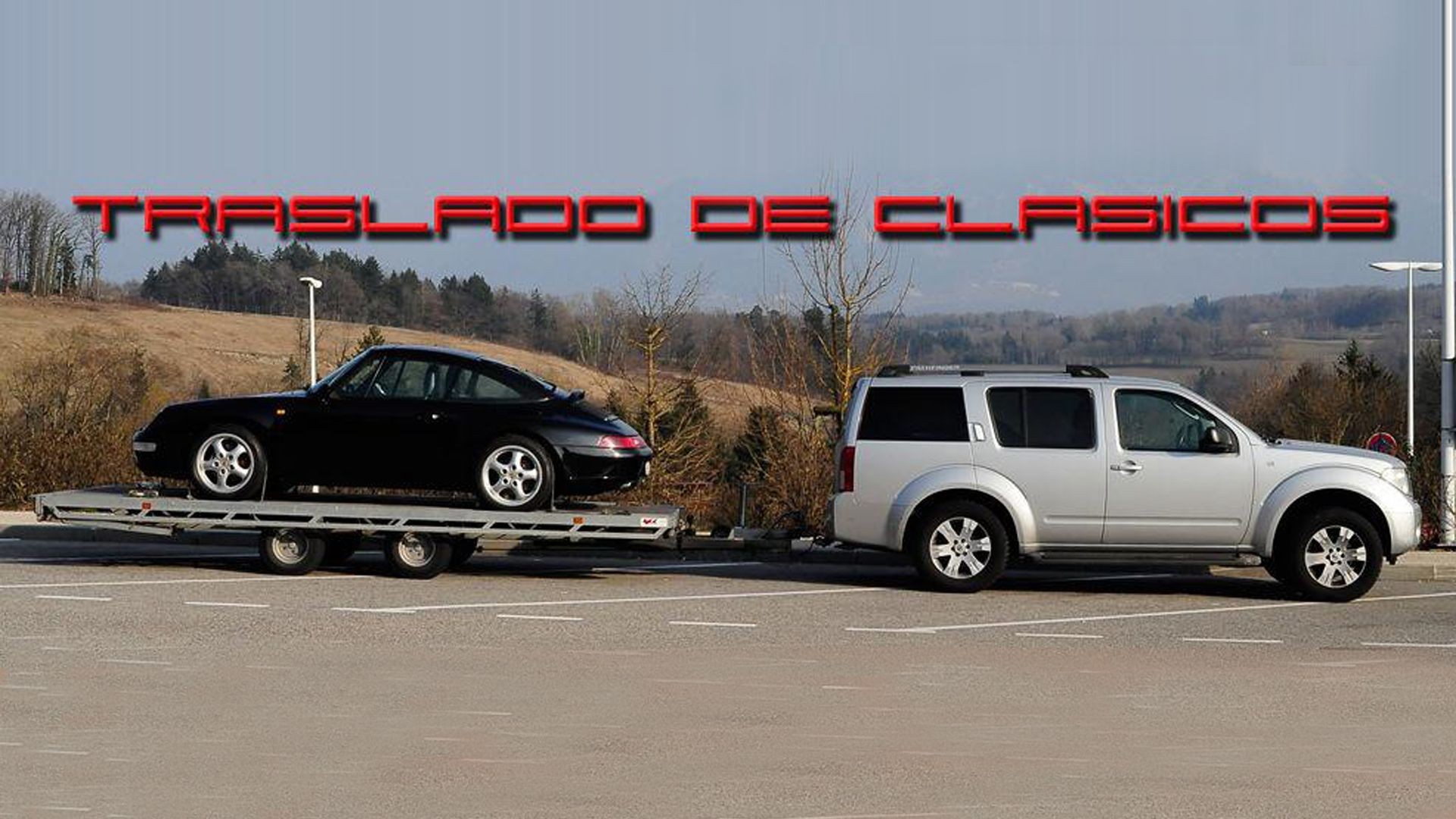 Plataforma para transporte de vehículos especiales Plataforma para transporte de vehículos especiales