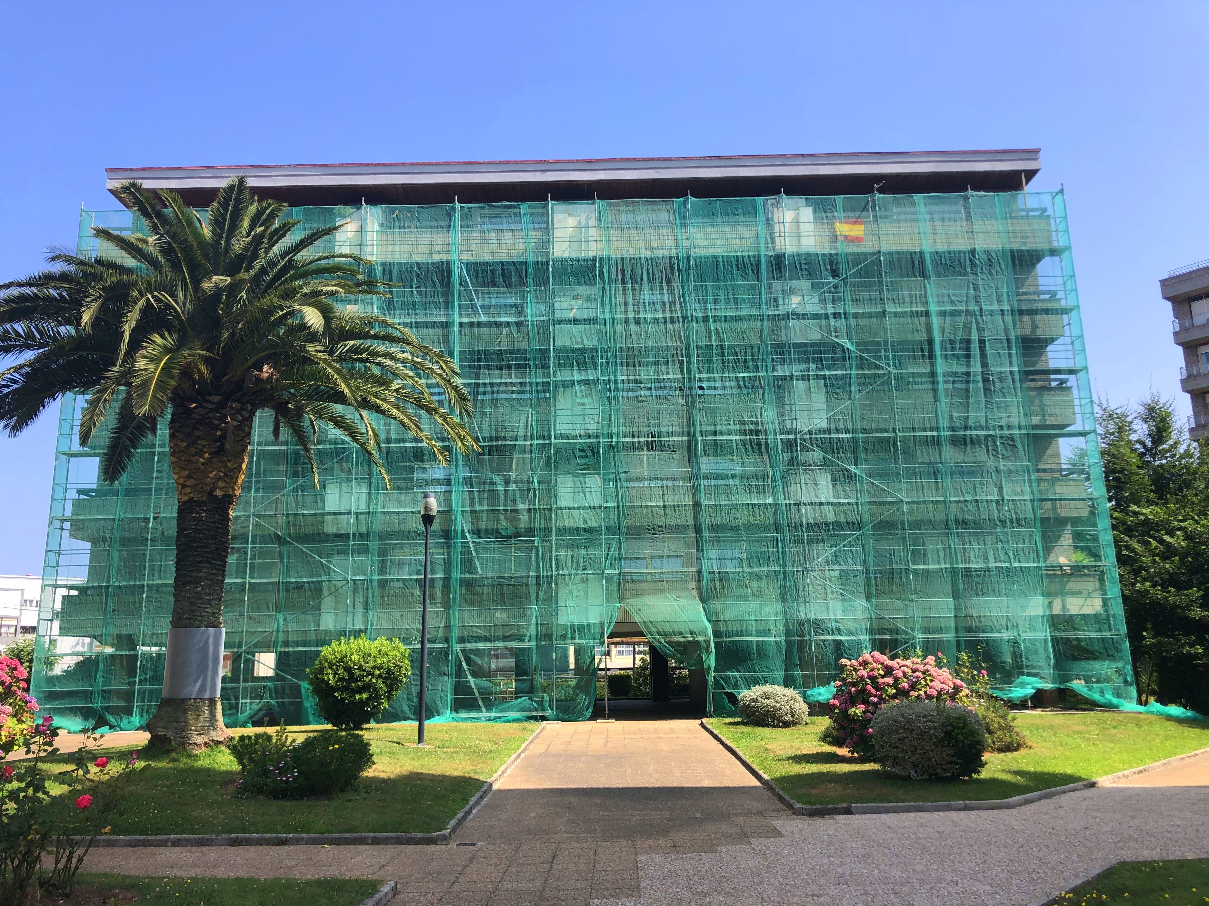 Rehabilitación de fachada de ladrillo caravista