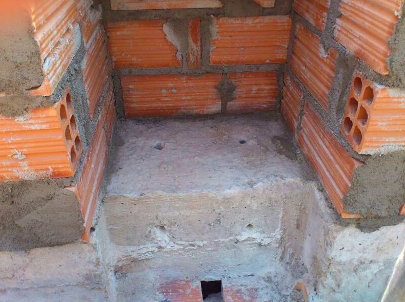 Contrucción de avance de pilar con junta de dilatación Contrucción de avance de pilar con junta de dilatación