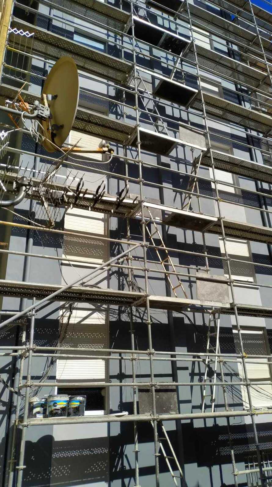 Rehabilitación de fachada en Santander