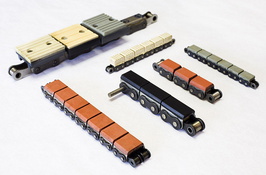 Cadenas de rodillo con perfil de caucho: Catálogo de Transcade Cadenas de rodillo con perfil de caucho: Catálogo de Transcade