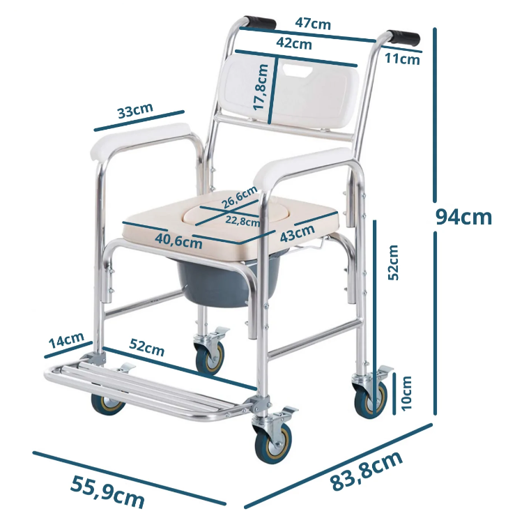 SILLA DE BAÑO BLANCA CON WC: Catálogo de Ortopedia Bentejui SILLA DE BAÑO BLANCA CON WC: Catálogo de Ortopedia Bentejui