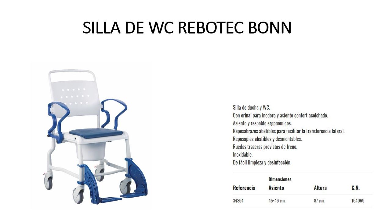 SILLA DE BAÑO BONN: Catálogo de Ortopedia Bentejui SILLA DE BAÑO BONN: Catálogo de Ortopedia Bentejui