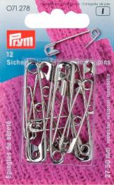 Imperdibles con resorte de latón Prym Nº 1,2,3 Surtidos Imperdibles con resorte de latón Prym Nº 1,2,3 Surtidos