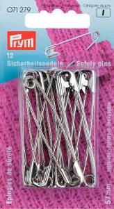 Imperdibles con resorte de latón Prym Nº 4 Imperdibles con resorte de latón Prym Nº 4