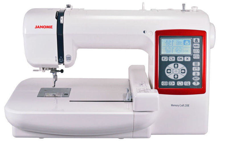 Máquina de coser para bordar Janome MC230E Máquina de coser para bordar Janome MC230E