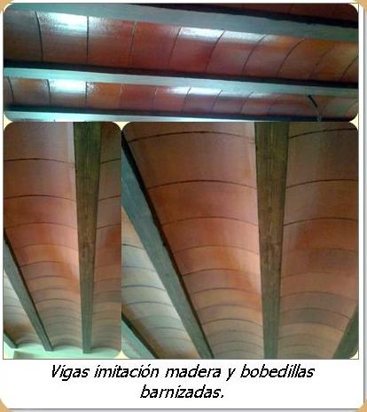 Vigas imitación Madera: Trabajos y Técnicas de José Luis Moreno Aplicaciones Pintura, S.L. Vigas imitación Madera: Trabajos y Técnicas de José Luis Moreno Aplicaciones Pintura, S.L.