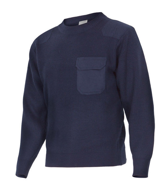 Jersey de punto grueso de cuello redondo: Catálogo de Frade Ropa de Trabajo Jersey de punto grueso de cuello redondo: Catálogo de Frade Ropa de Trabajo