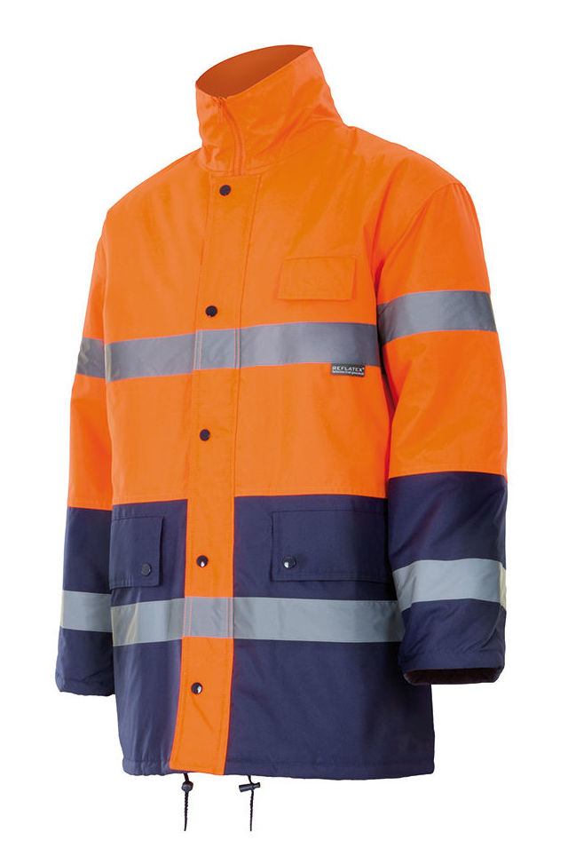 Parka bicolor alta visibilidad: Catálogo de Frade Ropa de Trabajo Parka bicolor alta visibilidad: Catálogo de Frade Ropa de Trabajo