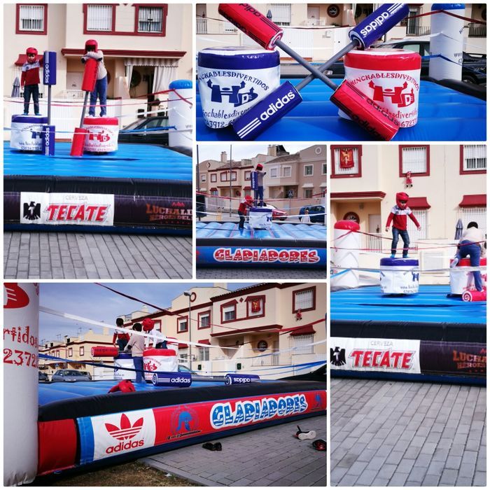 Lucha de gladiadores: Catálogo de Hinchables Divertidos Lucha de gladiadores: Catálogo de Hinchables Divertidos