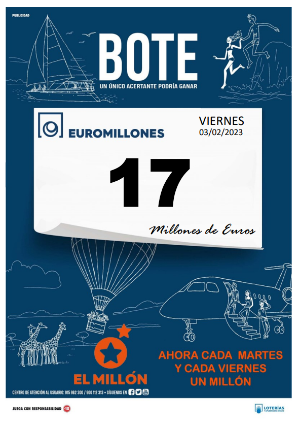 Sorteo Viernes 03/02/2023 Sorteo Viernes 03/02/2023