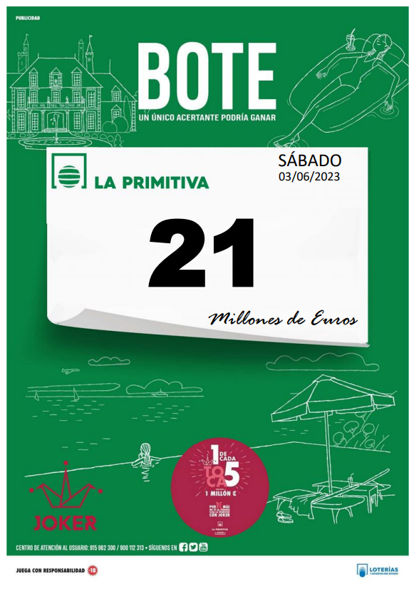 Sorteo Sábado 03/06/2023 Sorteo Sábado 03/06/2023