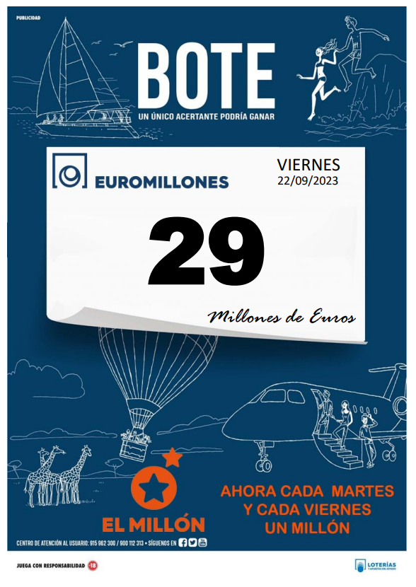Sorteo Viernes 29/09/2023 Sorteo Viernes 29/09/2023