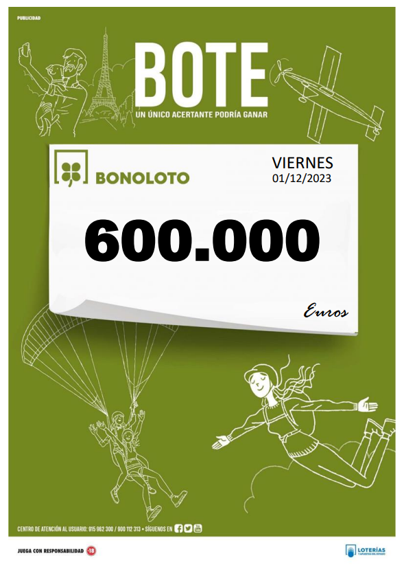 Sorteo Viernes 01/12/2023 Sorteo Viernes 01/12/2023