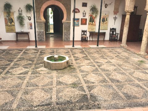 Flamenco en un patio de Córdoba