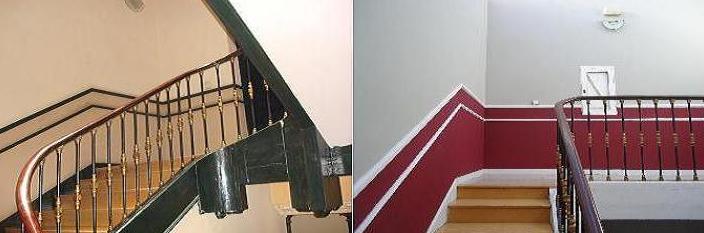 Pintura de escaleras Pintura de escaleras