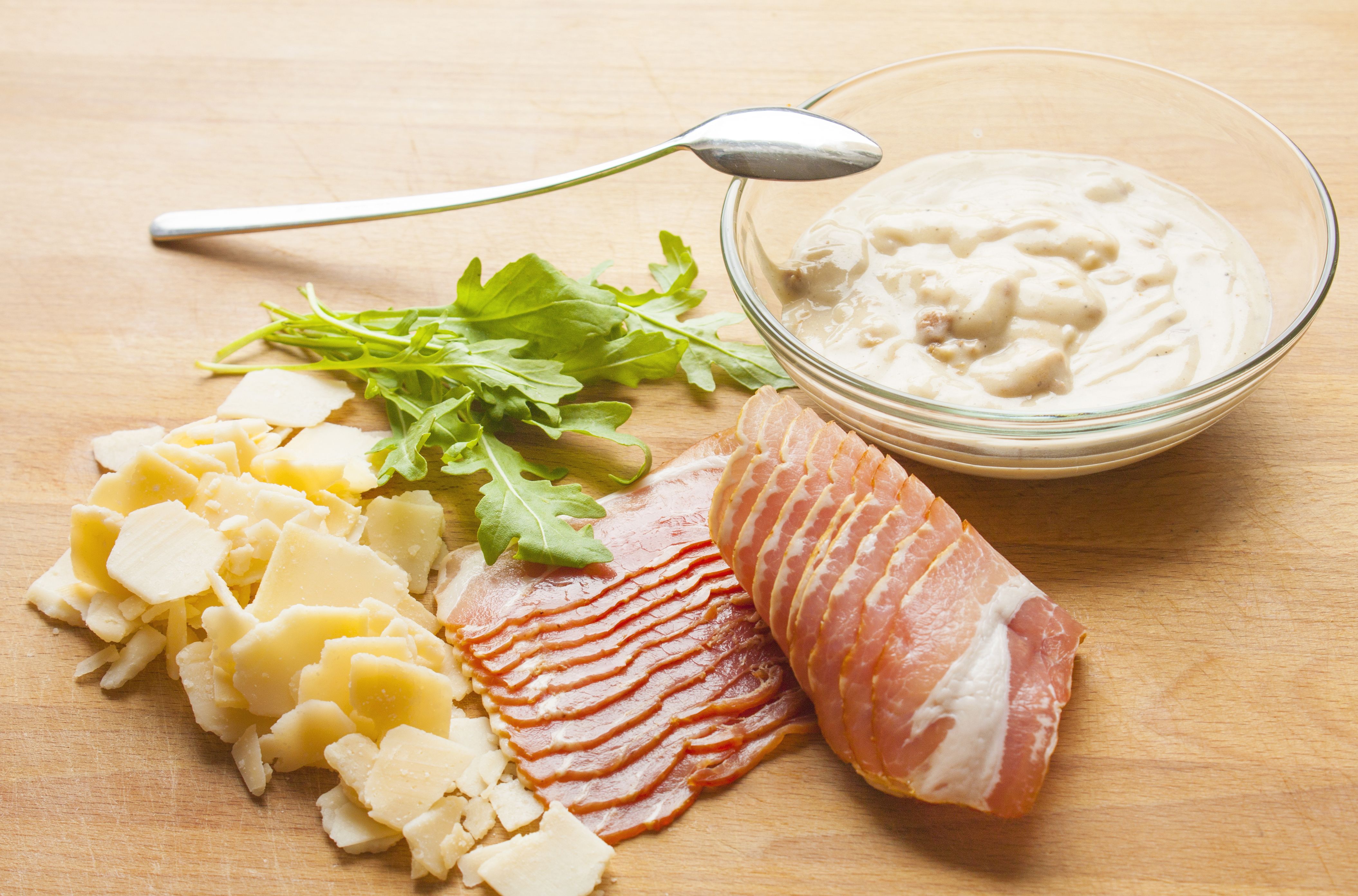 Salsa carbonara: Nuestros productos de Precocinados Mi Tierra Salsa carbonara: Nuestros productos de Precocinados Mi Tierra