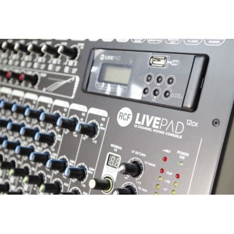 Mixer RCF Lpad 12 CX + Modulo usb Mixer RCF Lpad 12 CX + Modulo usb