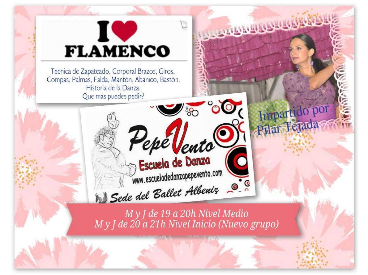 Flamenco: Clases de Escuela de Danza Pepe Vento Flamenco: Clases de Escuela de Danza Pepe Vento