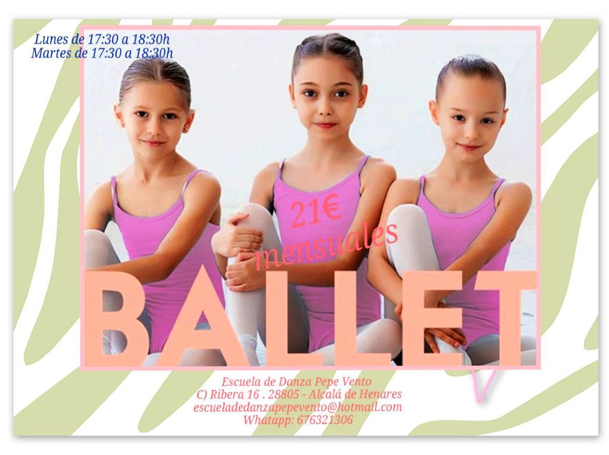 Ballet Infantil: Clases de Escuela de Danza Pepe Vento Ballet Infantil: Clases de Escuela de Danza Pepe Vento