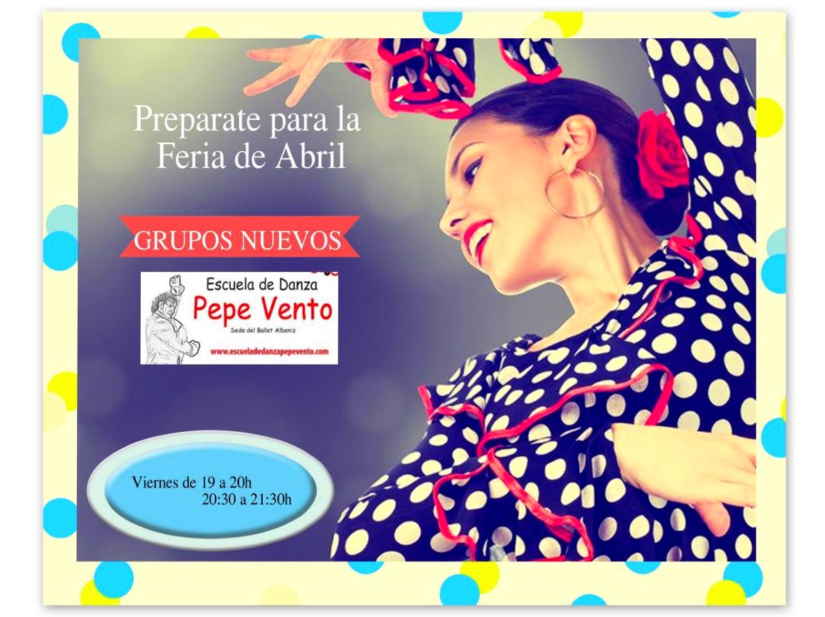 Sevillanas Iniciación: Clases de Escuela de Danza Pepe Vento Sevillanas Iniciación: Clases de Escuela de Danza Pepe Vento