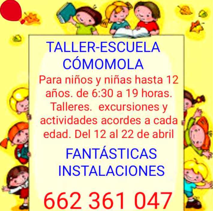 SEMANA SANTA !!TALLER ESCUELA EN COMO MOLA!!: Actividades de Como mola SEMANA SANTA !!TALLER ESCUELA EN COMO MOLA!!: Actividades de Como mola