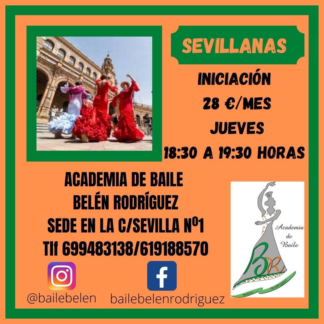 Sevillanas: Clases de Baile de Academia de Baile Belén Rodríguez Sevillanas: Clases de Baile de Academia de Baile Belén Rodríguez