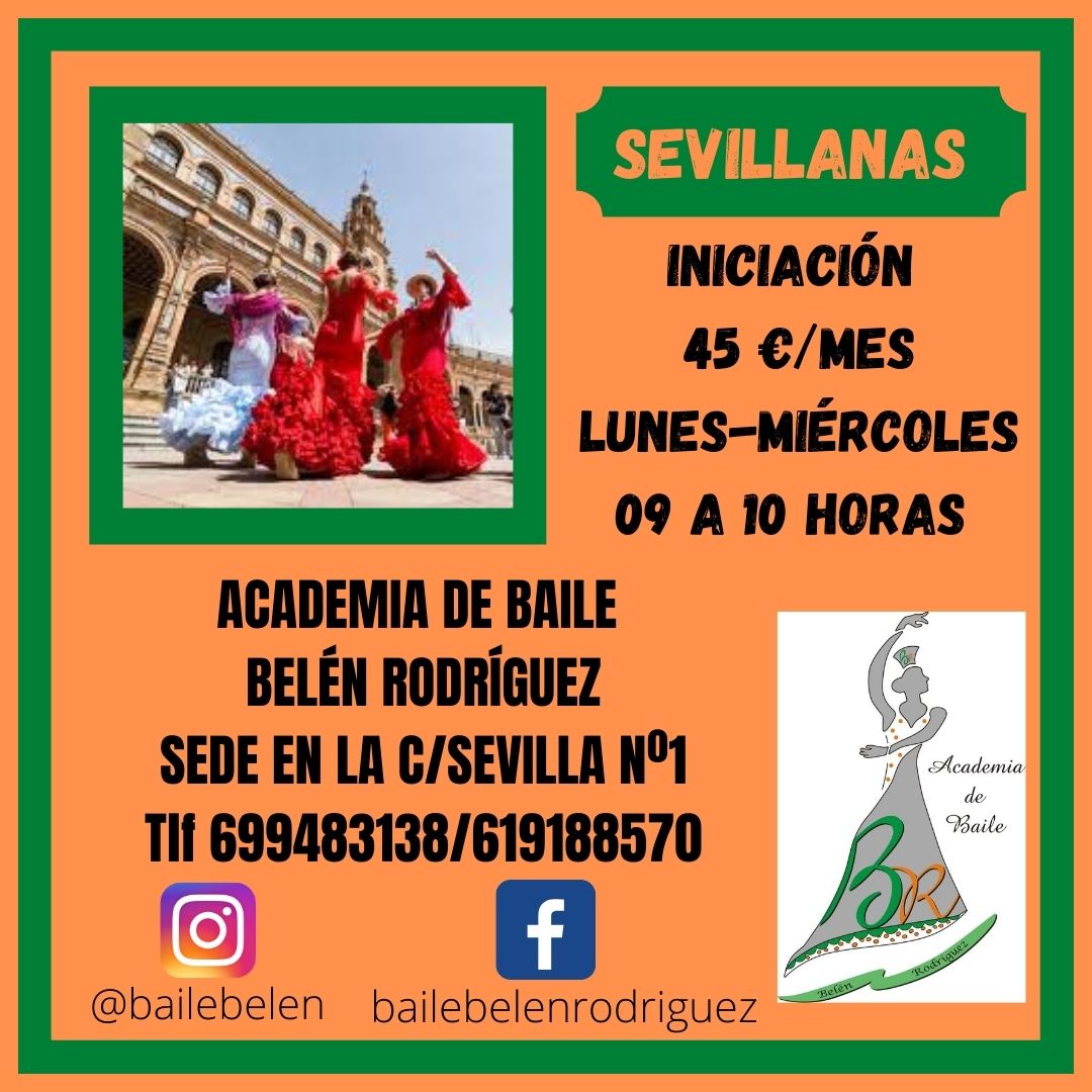 Sevillanas: Clases de Baile de Academia de Baile Belén Rodríguez Sevillanas: Clases de Baile de Academia de Baile Belén Rodríguez