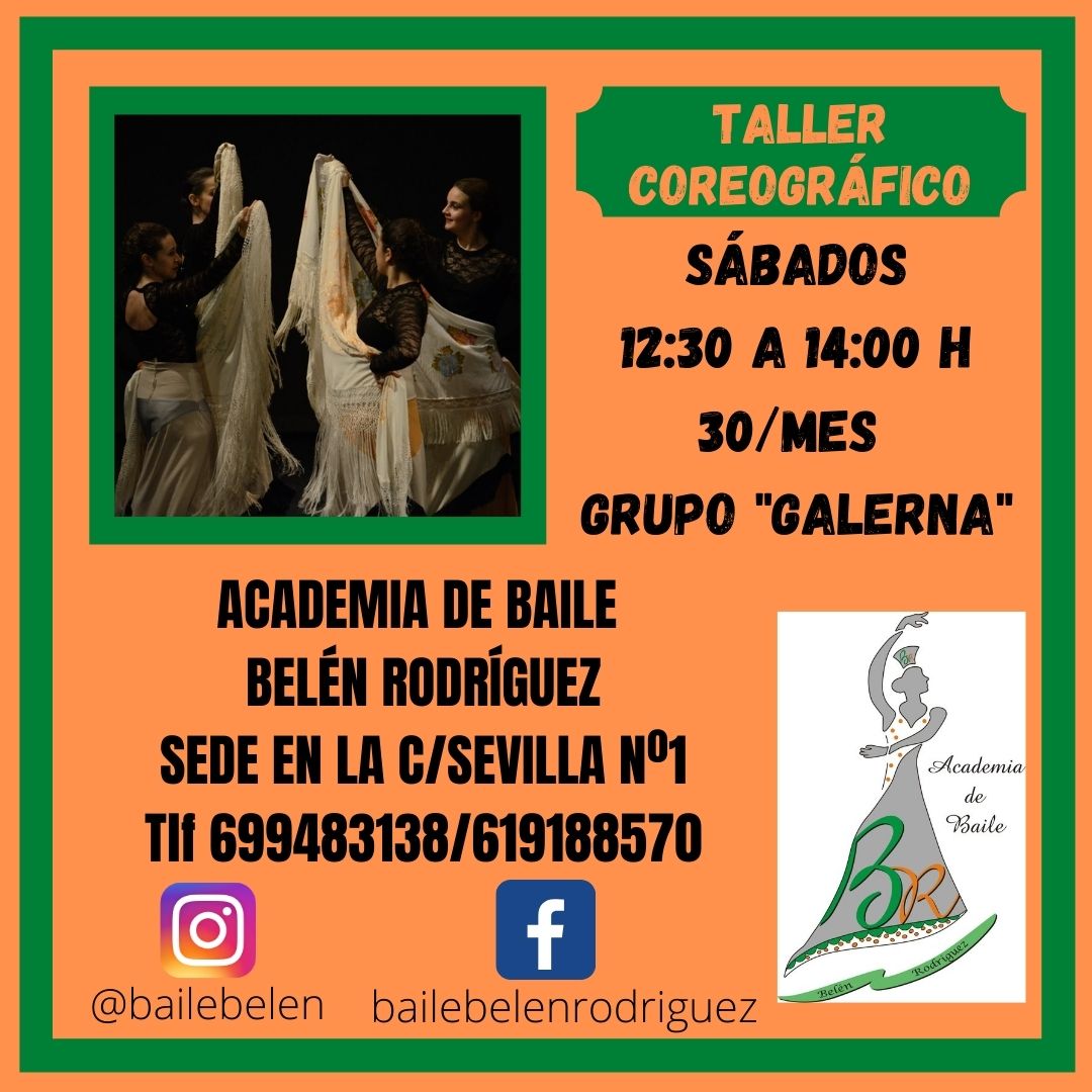 Taller coreográfico Belén Rodríguez: Clases de Baile de Academia de Baile Belén Rodríguez Taller coreográfico Belén Rodríguez: Clases de Baile de Academia de Baile Belén Rodríguez