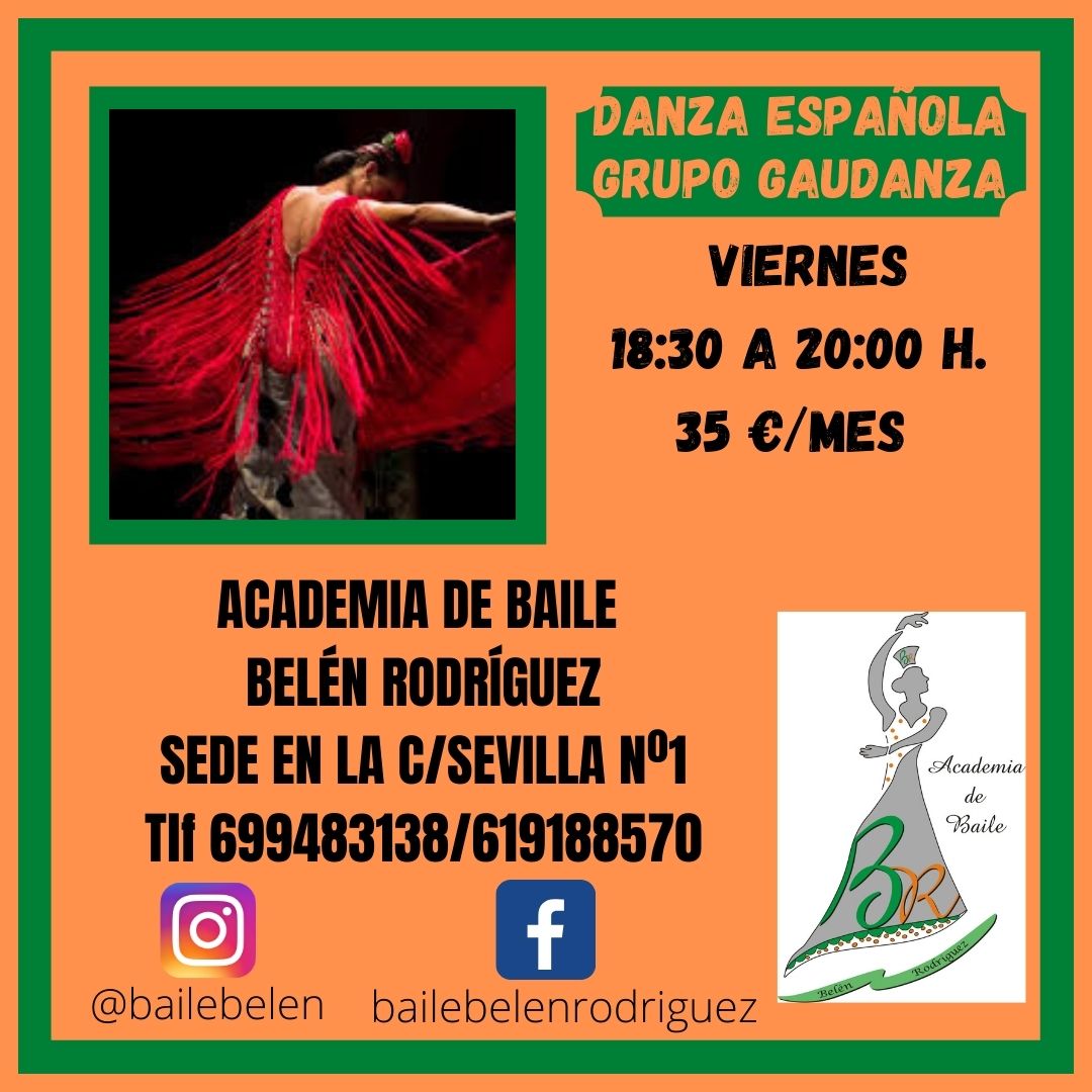 Danza Española - Grupo GAUDANZA (12 a 18 años): Clases de Baile de Academia de Baile Belén Rodríguez Danza Española - Grupo GAUDANZA (12 a 18 años): Clases de Baile de Academia de Baile Belén Rodríguez