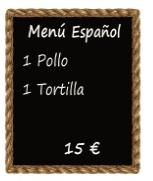 MENÚ ESPAÑOL: Nuestros Menús de El Tostaíto MENÚ ESPAÑOL: Nuestros Menús de El Tostaíto