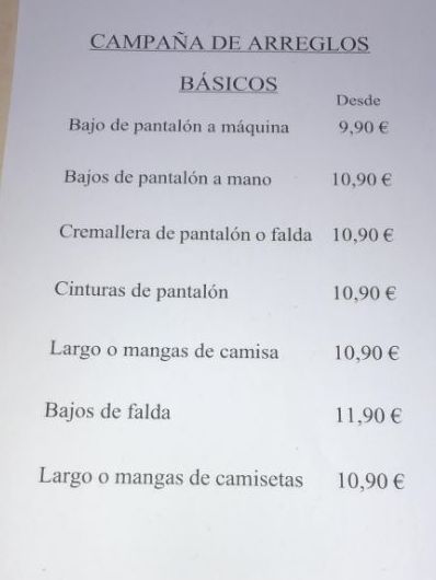 Campañas de arreglos básicos : Arreglos de ropa de Remiendos Campañas de arreglos básicos : Arreglos de ropa de Remiendos