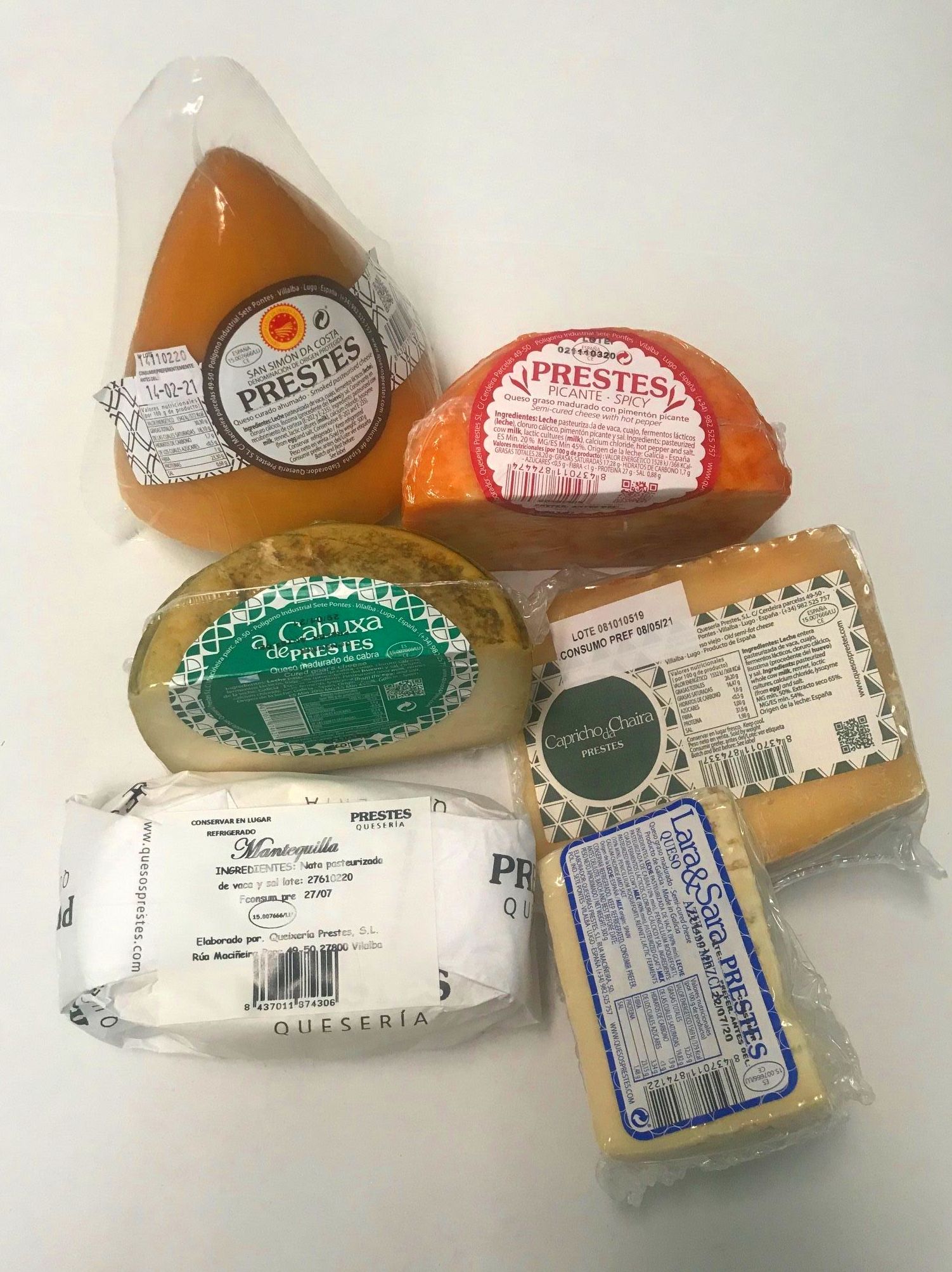 LOTE QUESOS Nº 2: Productos de Manxares da Chaira, S.L. LOTE QUESOS Nº 2: Productos de Manxares da Chaira, S.L.
