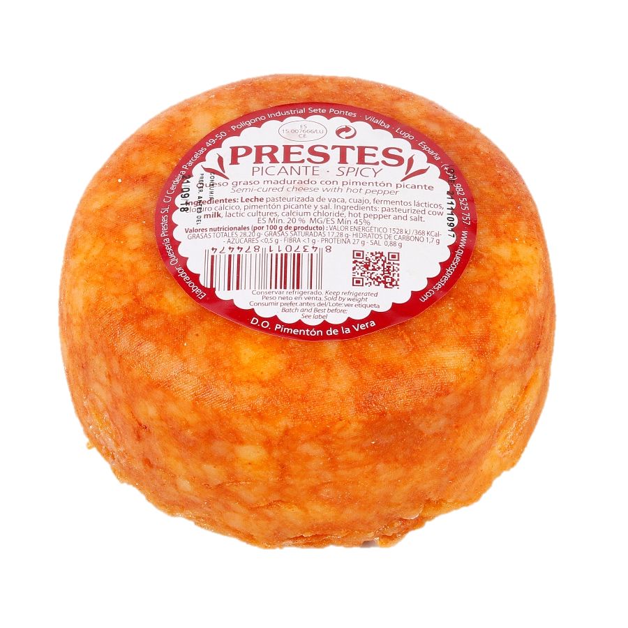 Picante Queso con pimentón de La Vera: Productos de Manxares da Chaira, S.L. Picante Queso con pimentón de La Vera: Productos de Manxares da Chaira, S.L.