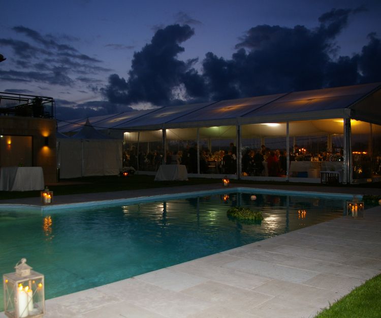 Restaurante con piscina en Ribadesella
