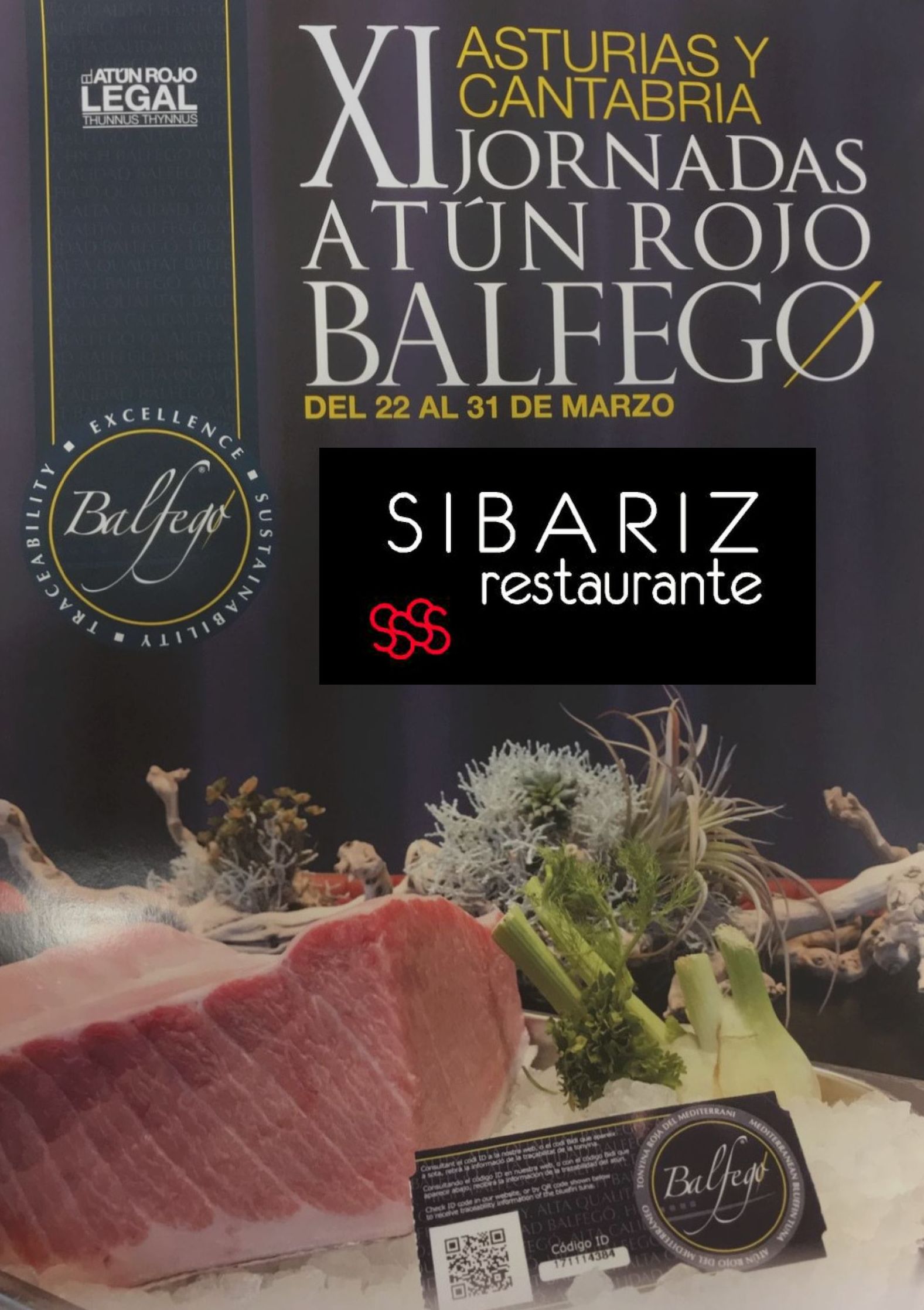 XI Jornadas de Atún Rojo Balfego del 22 a 31 de Marzo de 2019 Ribadesella ( Asturias )