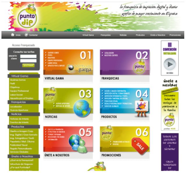 Diseño Web: Servicios de Punto Dip Vigo Diseño Web: Servicios de Punto Dip Vigo