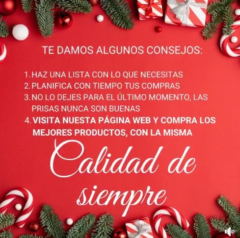 Planifica tus comprar navideñas