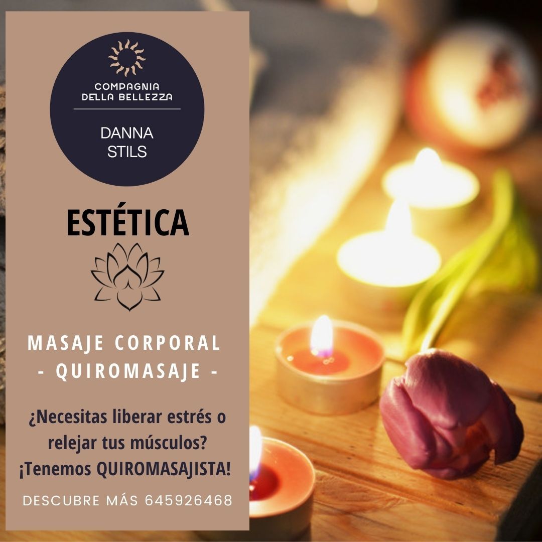 Masaje corporal - Quiromasaje: Peluquería y estética de Danna Stils by Compagnia della Bellezza Masaje corporal - Quiromasaje: Peluquería y estética de Danna Stils by Compagnia della Bellezza