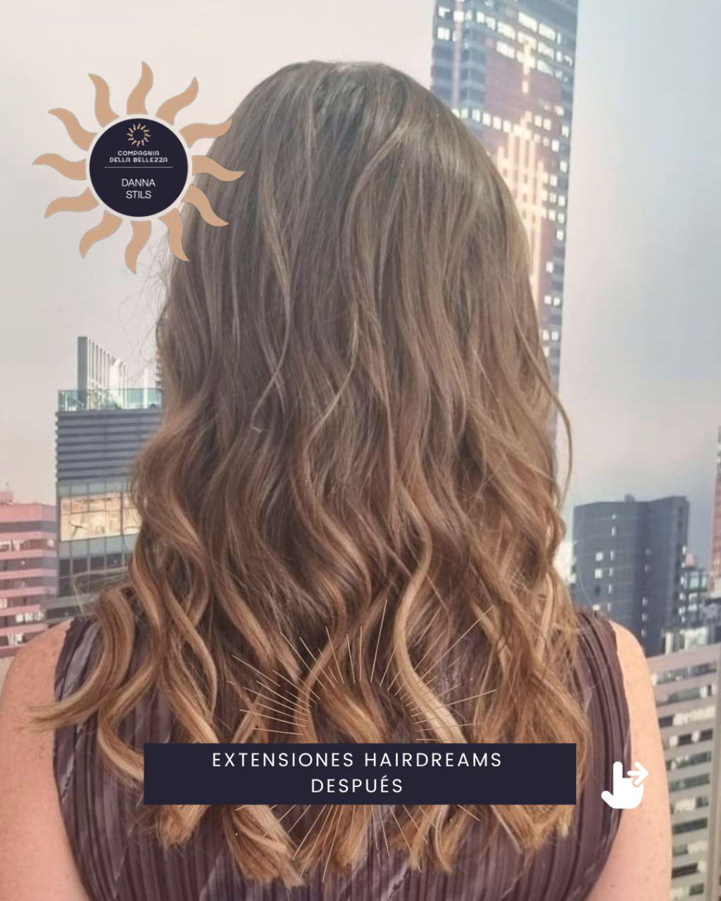 Extensiones naturales Hairdreams: Peluquería y estética de Danna Stils by Compagnia della Bellezza Extensiones naturales Hairdreams: Peluquería y estética de Danna Stils by Compagnia della Bellezza