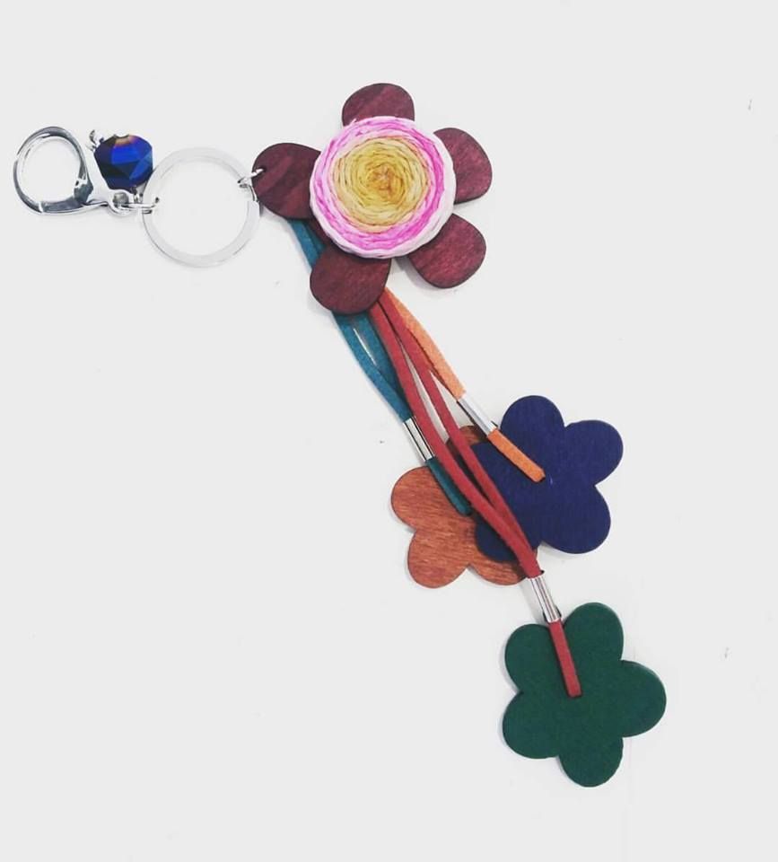 Llaveros florales Llaveros florales