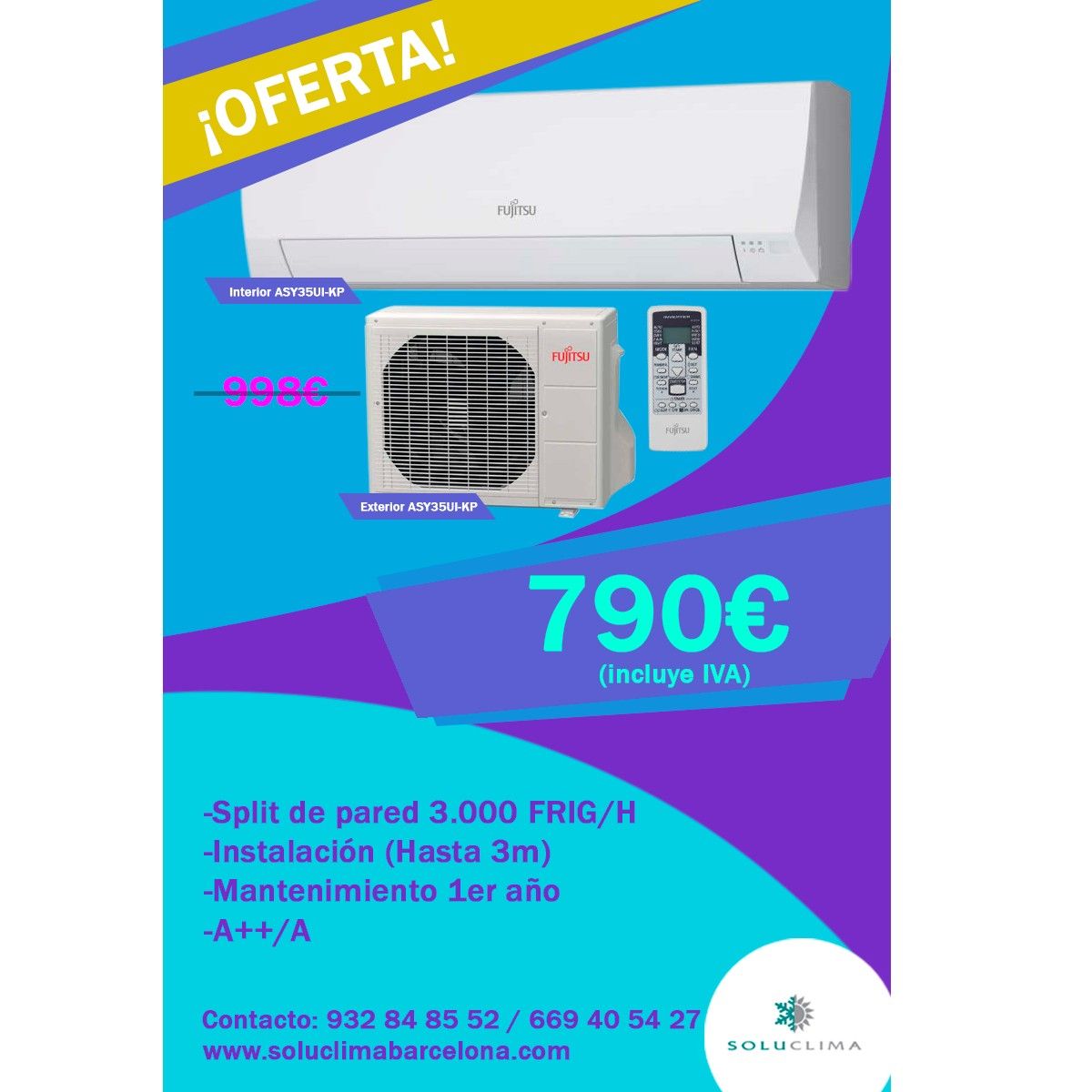 Promociones aire acondicionado: Servicios de Soluclima Promociones aire acondicionado: Servicios de Soluclima